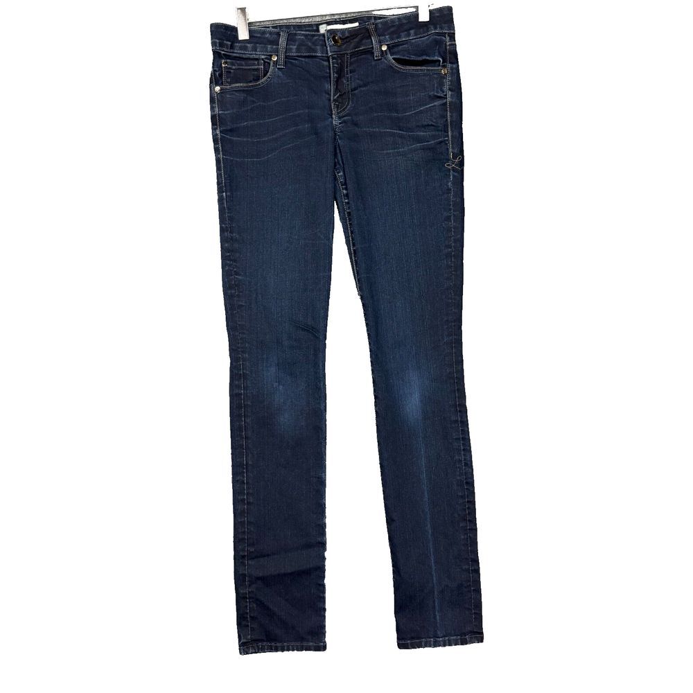 Level 99 Jeans Womens 29 Blue Skinny‎ Straight Dark Wash Lightweight 33" Inseam